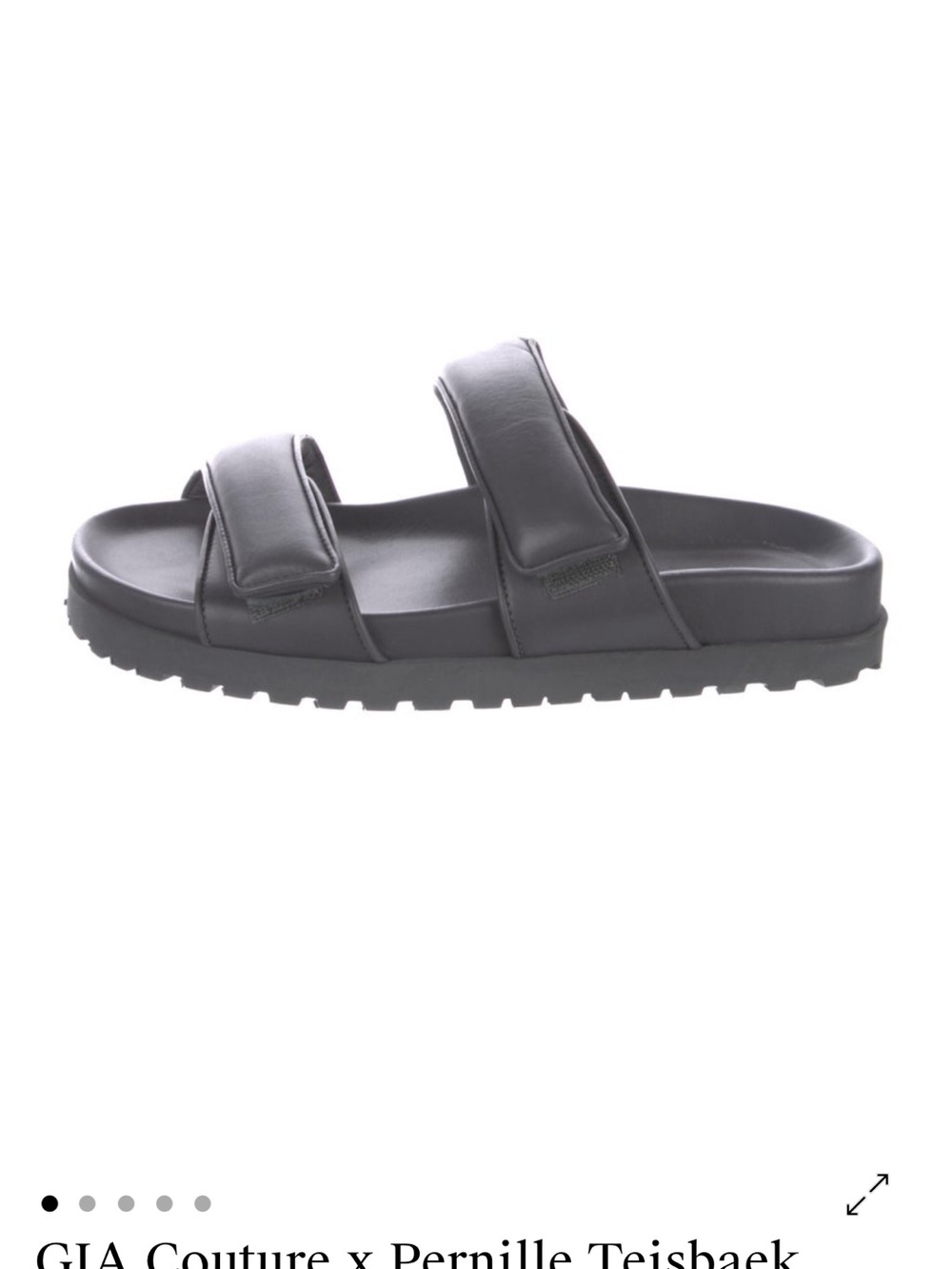 Gia Borghini Leather Slides